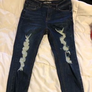wild fable high waisted ripped skinny jeans
